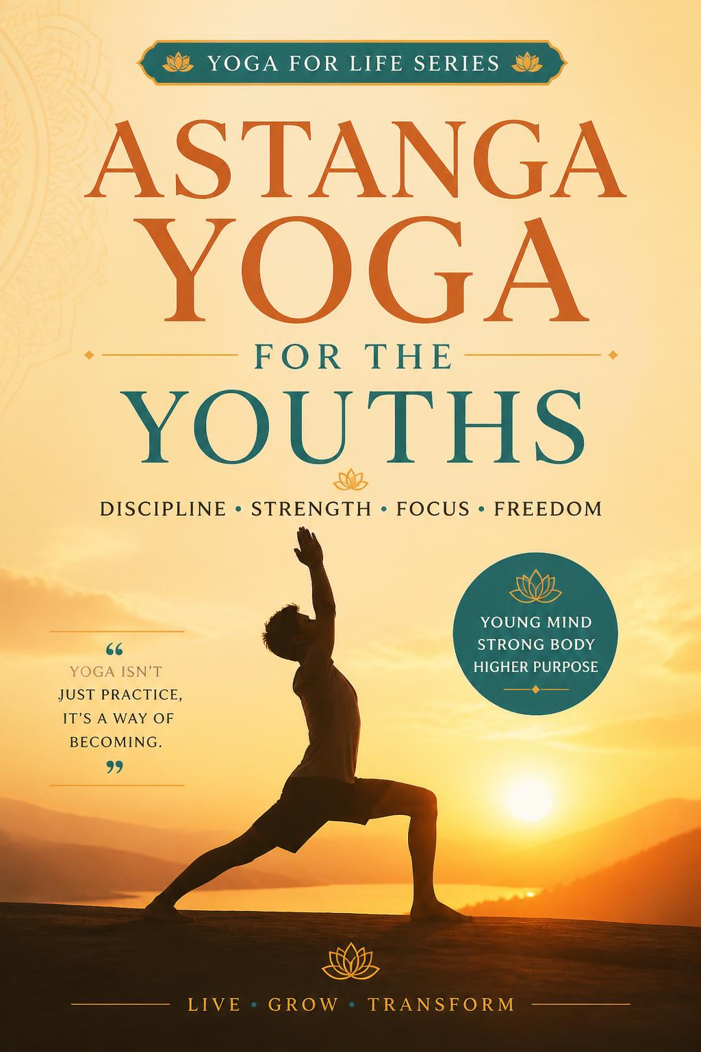 Cover of Astanga Yoga for the Youths by Abinash Jaiswal